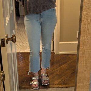 MOTHER Insider Crop Fray Fresh Catch Size 29